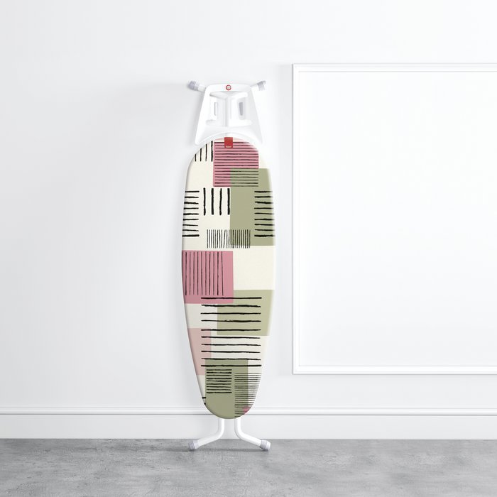 Premium Bügelbezug mit Gummiband – Universelle Größe bis 122x44 cm, vierlagig, Canvas Edition