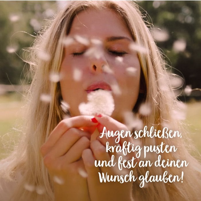 Wunscherfüller – Pusteblume im Glas mit Korken | Handgemachtes Glück zum Verschenken