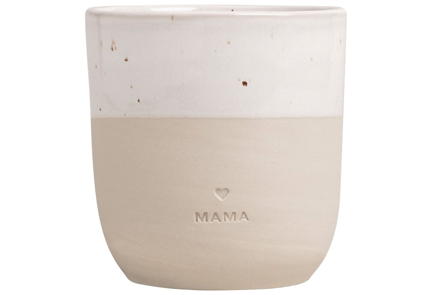 Eulenschnitt Becher Mama – Keramiktasse für Mütter