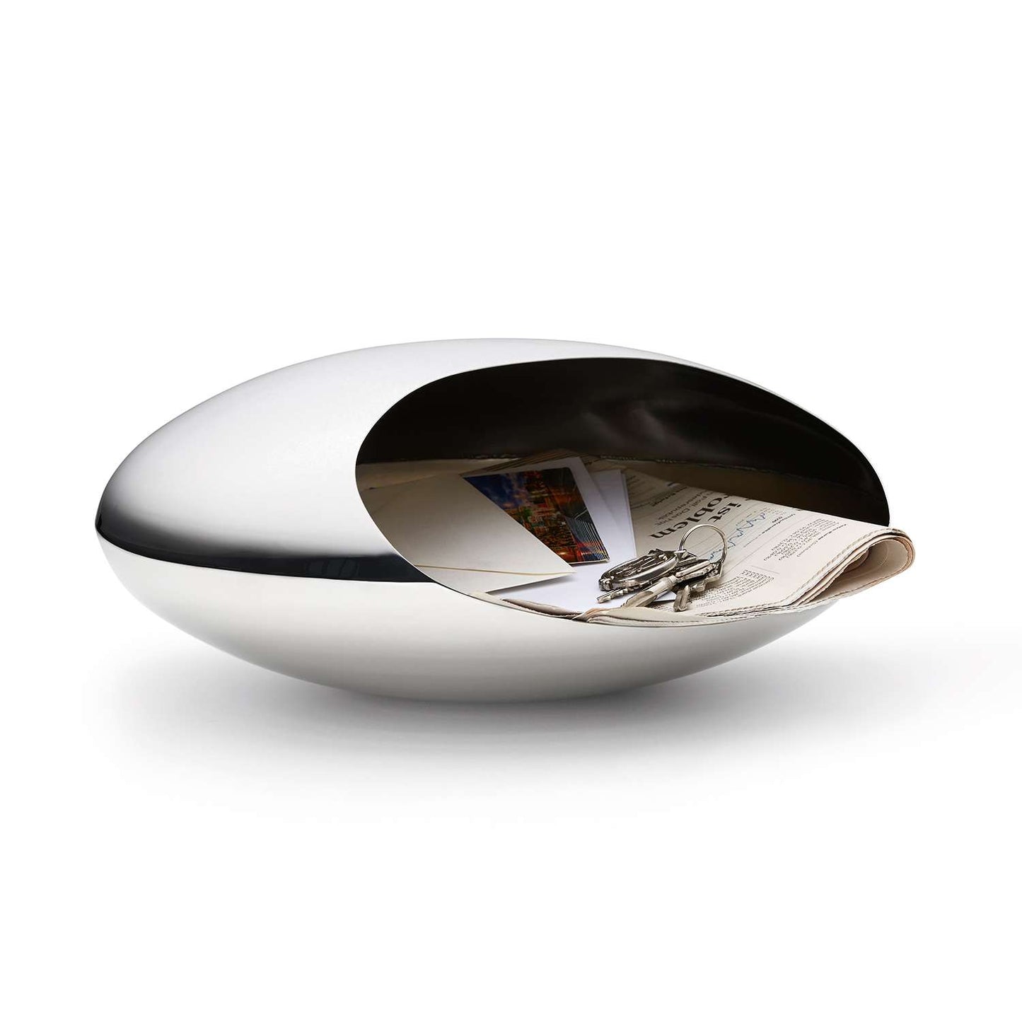 Philippi Cocoon Schale – Organisches Design aus Edelstahl | Dekoschale & Highlight für moderne Wohnräume