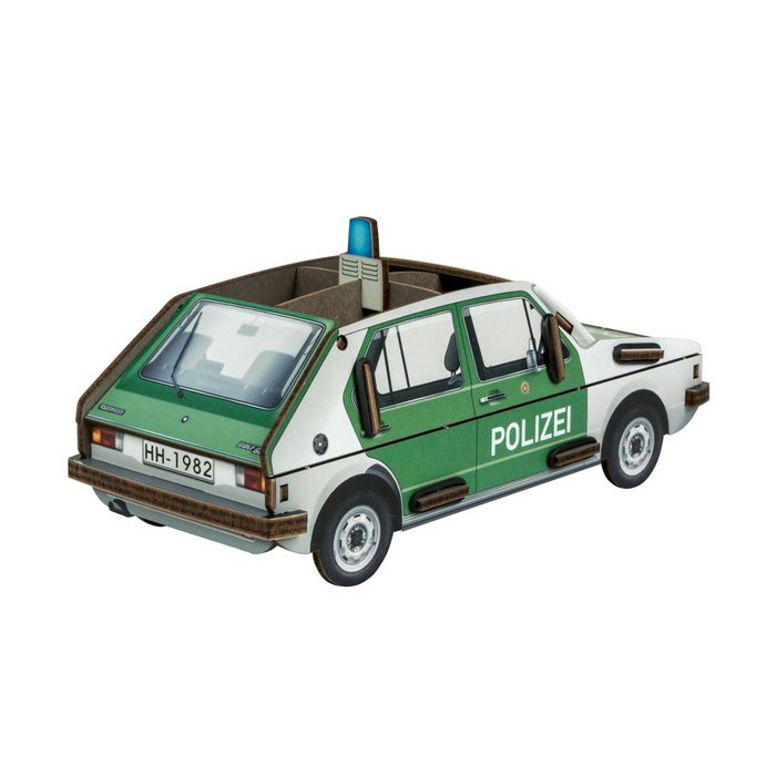 Werkhaus VW Golf 1 „Polizei“ – Stiftebox & Schreibtisch-Organizer aus Holz