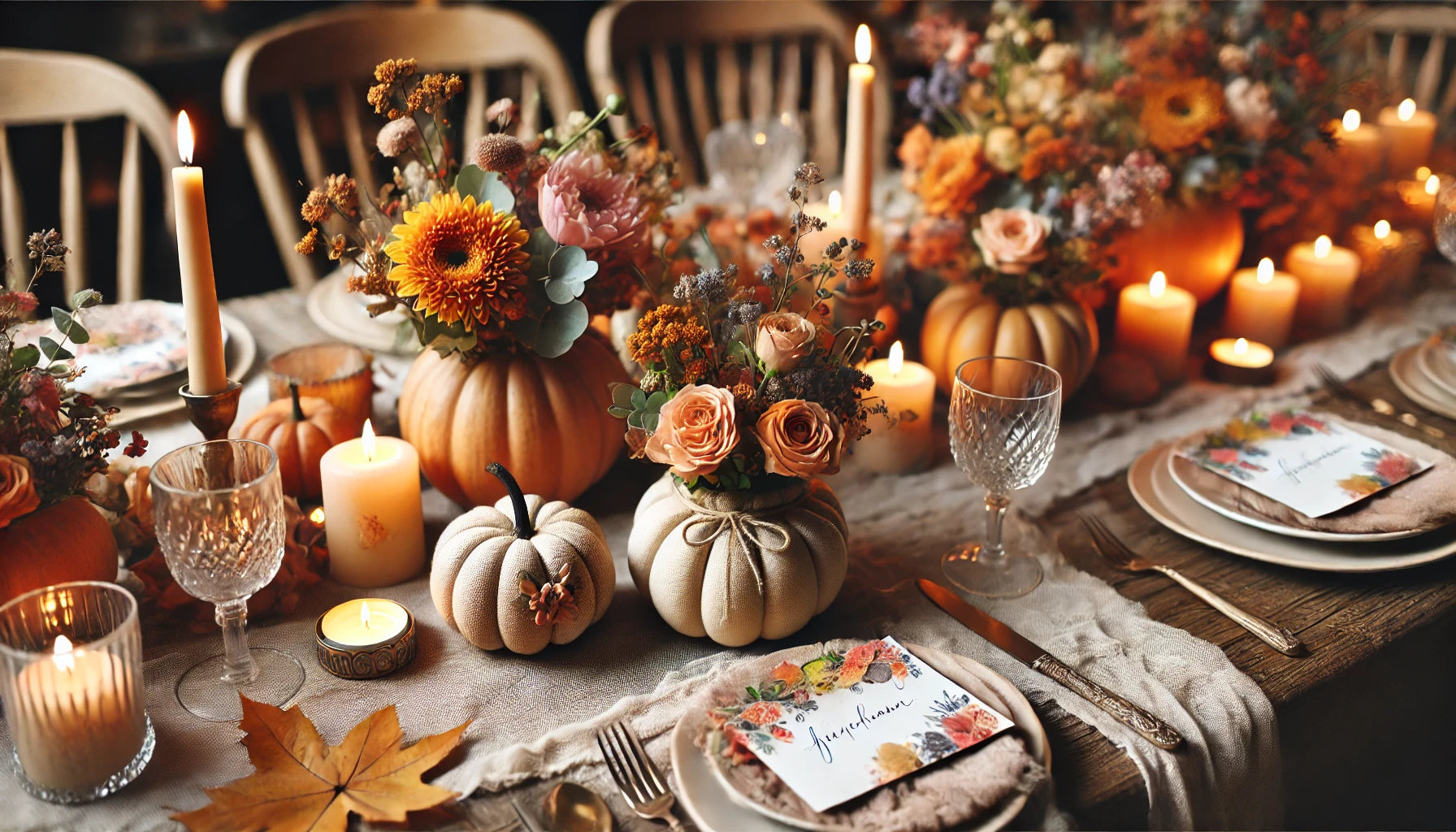 DIY Herbstliche Tischdeko: 3 kreative Projekte für stimmungsvolle Abende