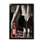 LEDMansion LED-Wandbild Verführung & Wein 40x60cm - Moderne Wandkunst