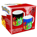 Pokémon Heat-Change Mug 320 ml – Magische Farbwechsel-Tasse mit Glumanda & Bisasam