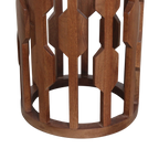 Raw Materials Lampung Beistelltisch Marmor Schwarz 40x40cm Design