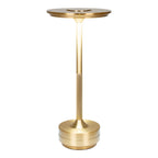 House Nordic Lyneham LED-Tischlampe Messing Kabellos Dimmbar 28,5cm