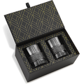 ROCKS™ Eco Crystal Reserve – Whiskeygläser aus emissionsfreiem Kristall in Goldfolien-Box