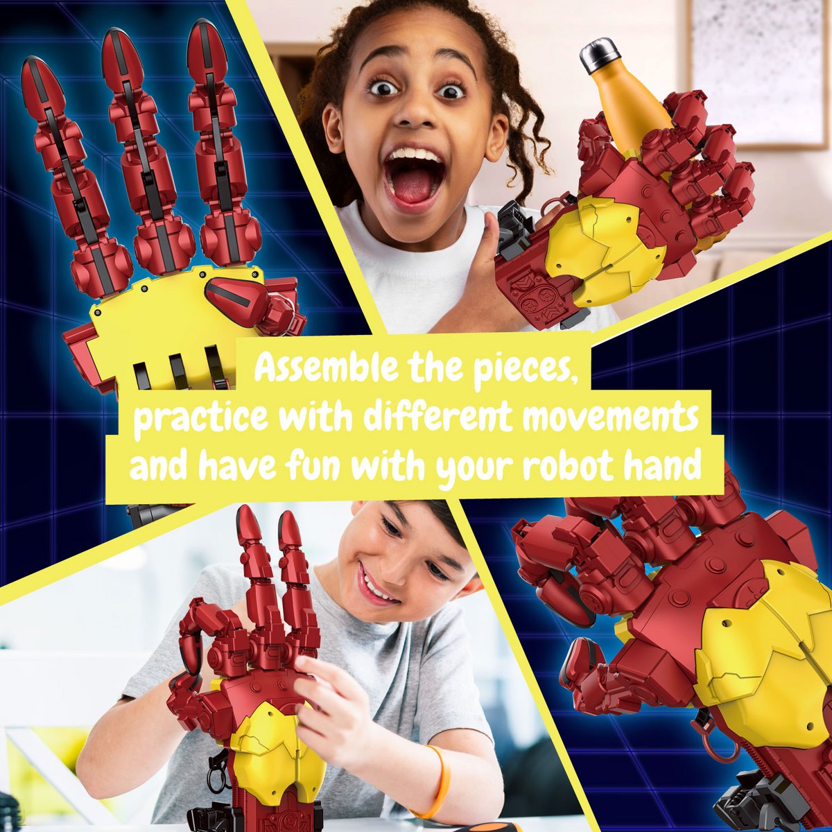 Science4You Riesige Roboterhand - Mechanischer Exoskelett Bausatz (...