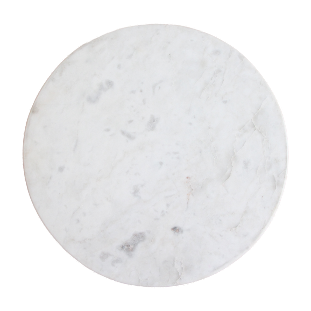 Raw Materials Malacca Beistelltisch Marmor Weiß & Mangoholz 40x50cm