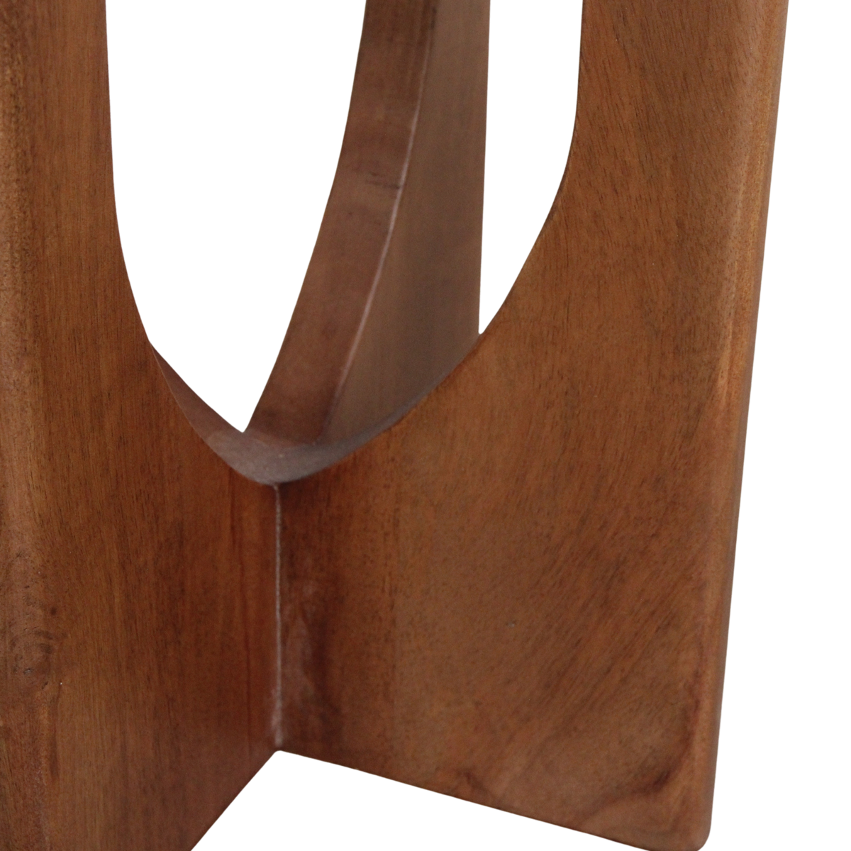 Raw Materials Beistelltisch Brunei Marmor Schwarz & Mangoholz 50cm