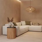 Raw Materials Langkawi Beistelltisch Marmor Schwarz 40x40x50 cm