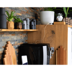 Wooden Amsterdam LYFE Schwebender Pflanzer Walnuss Magnet-Design