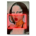 LEDMansion Gioconda Lollipop LED Wandkunst Mona Lisa Pop Art Design