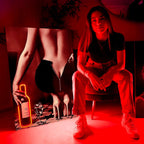 LEDMansion LED-Wandbild Verführung & Wein 40x60cm - Moderne Wandkunst