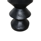 Raw Materials Forma Beistelltisch Rizo Black - Teakholz Seitentisch