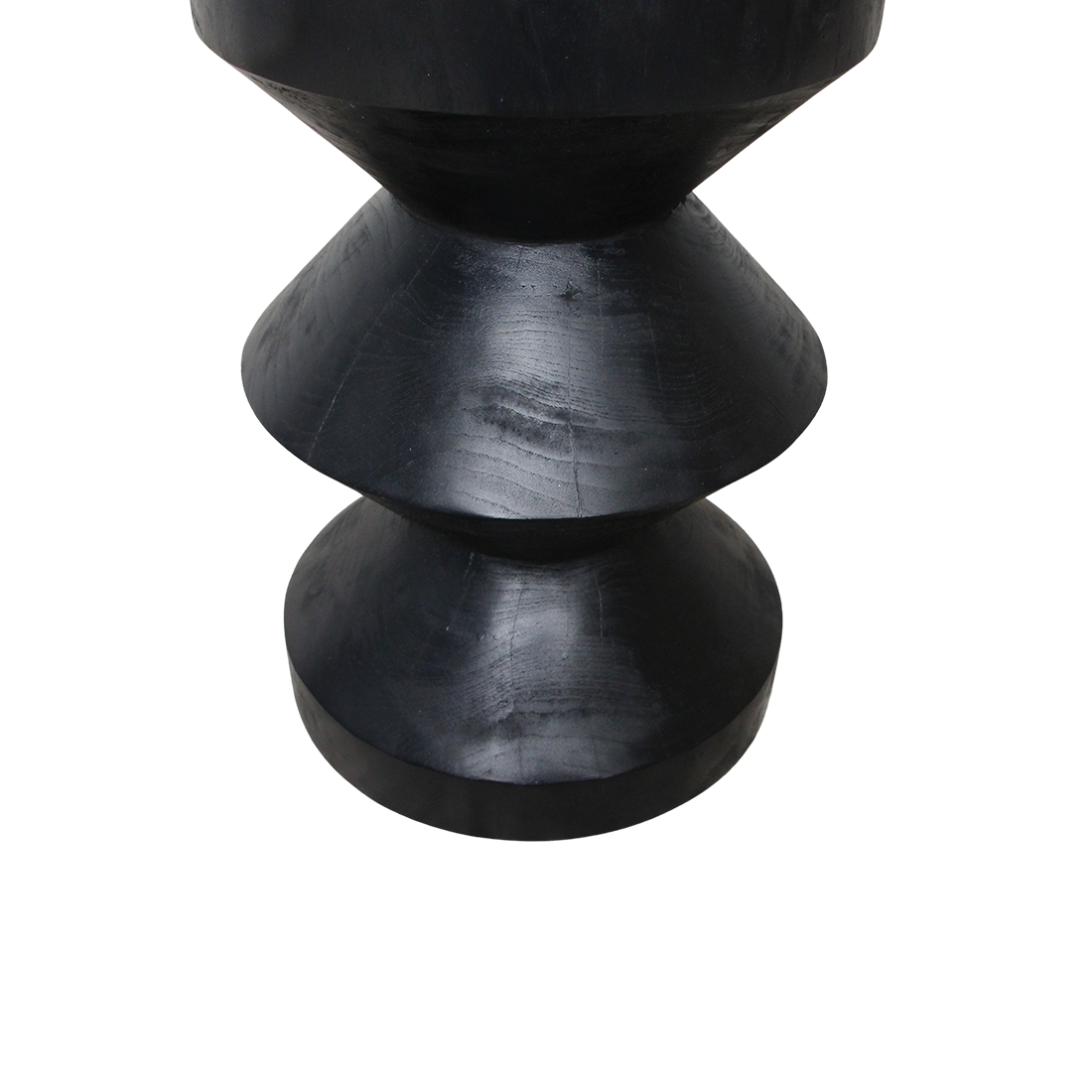 Raw Materials Forma Beistelltisch Rizo Black - Teakholz Seitentisch