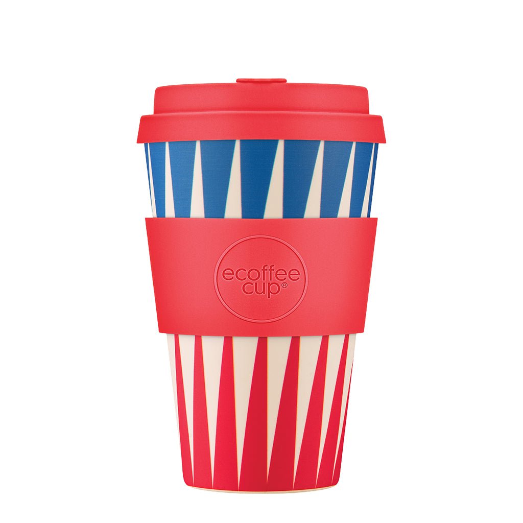 Ecoffee Cup – Wiederverwendbarer Becher aus PLA, 400 ml, melaminfrei, vegan, spülmaschinenfest, umweltfreundlich