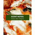 ONNI RECIPE Pizza Margherita Duftkerze Rapswachs 170ml Braunglas