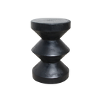 Raw Materials Forma Beistelltisch Rizo Black - Teakholz Seitentisch