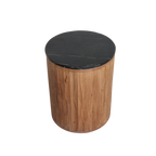 Raw Materials Langkawi Beistelltisch Marmor Schwarz 40x40x50 cm