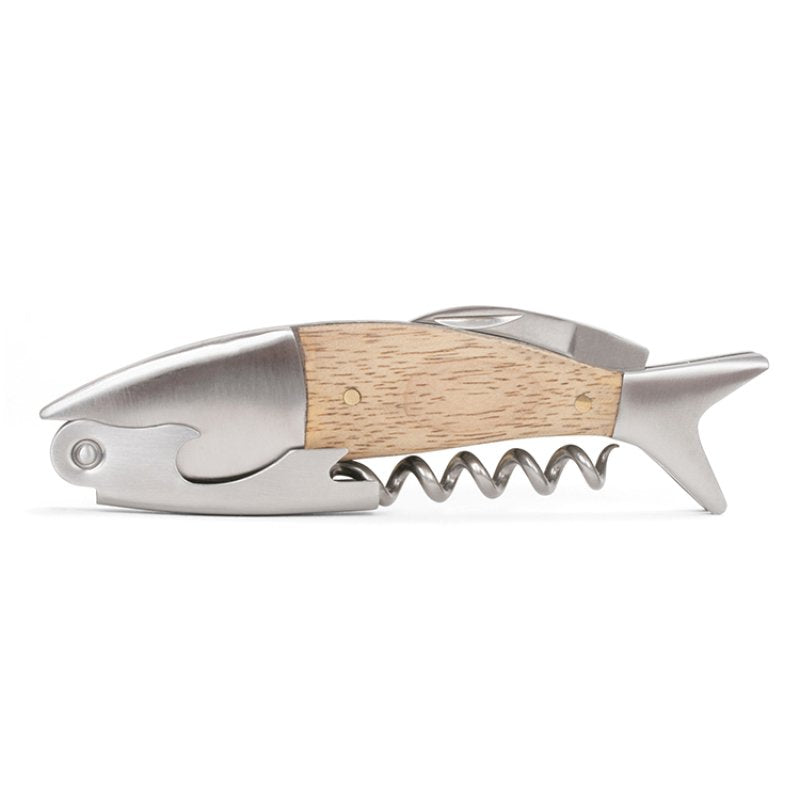 Lightwood Fish Corkscrew Kikkerland Bild 2