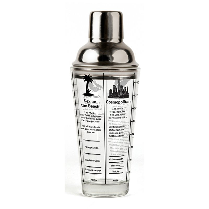 Mix Master Cocktail Shaker 16Oz Kikkerland Bild 2