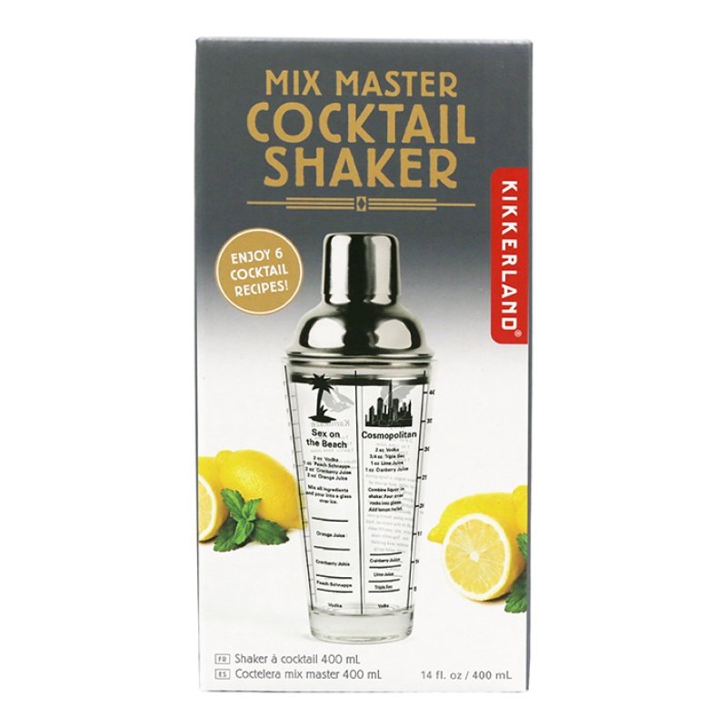 Mix Master Cocktail Shaker 16Oz Kikkerland Bild 3