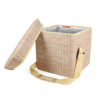 Wicker Picnic Cooler Seat Kikkerland Bild 2