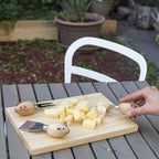 Cheese Board And 3 Mouse Knives Kikkerland Bild 1