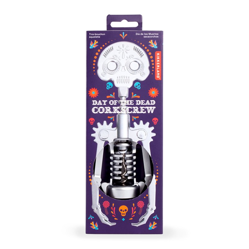 Skull Corkscrew Kikkerland Bild 3