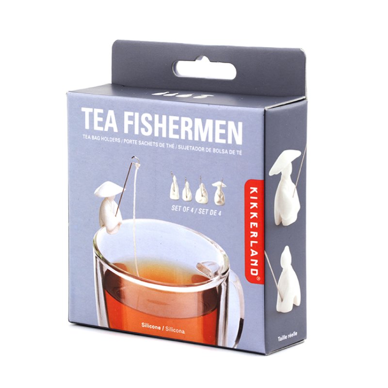 Tea Holder Fisherman Set Of 4 Kikkerland Bild 3