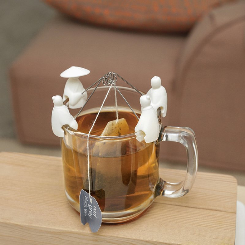 Tea Holder Fisherman Set Of 4 Kikkerland Bild 1