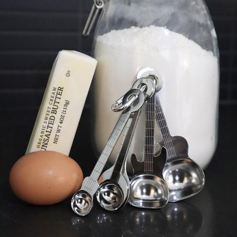 Guitar Measuring Spoons Kikkerland Bild 1