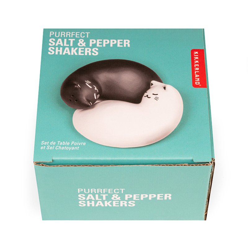 Purrfect Salt & Pepper Shakers Kikkerland Bild 3