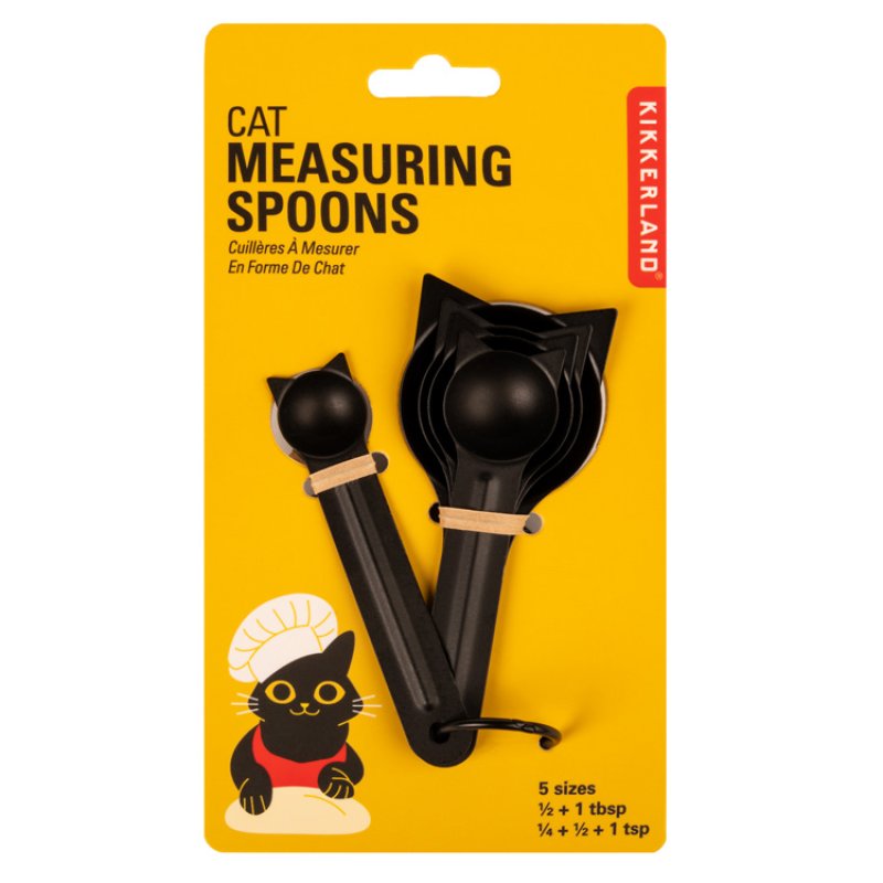 Cat Measuring Spoons Kikkerland Bild 3