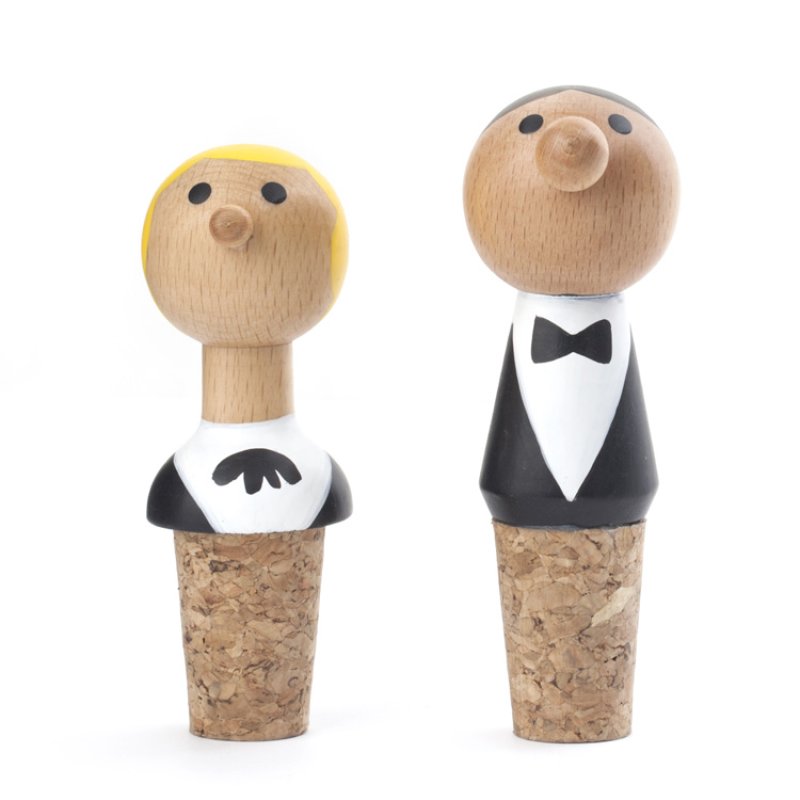 Wine Stopper + Waiter Kikkerland Bild 2