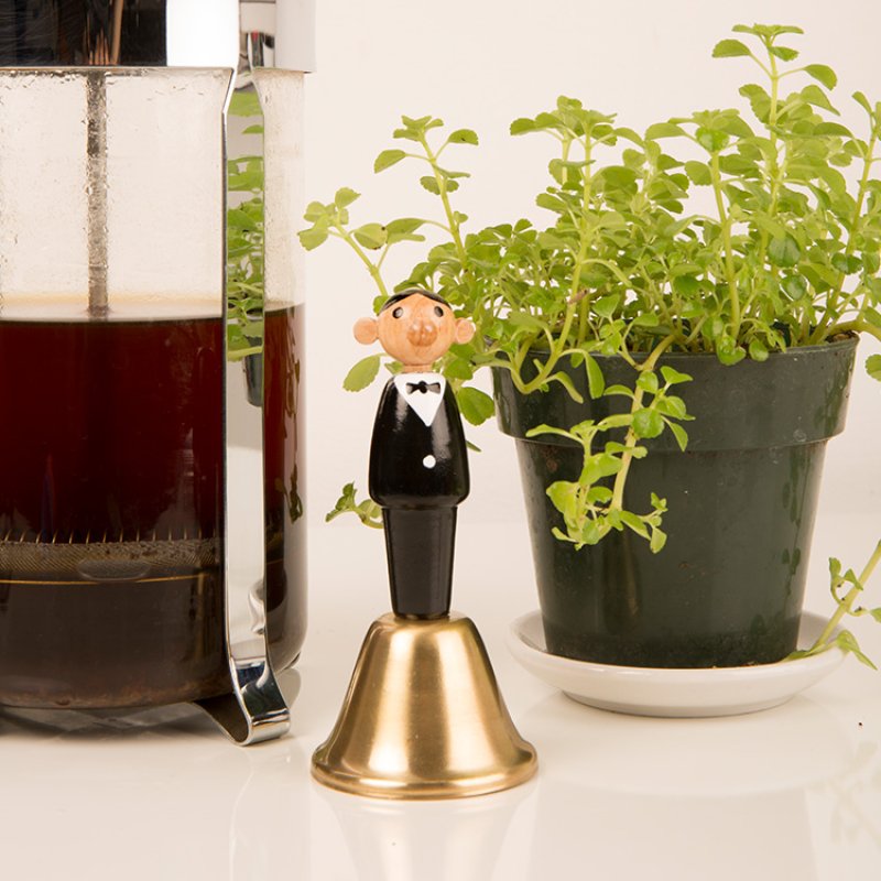 Waiter Dinner Bell Kikkerland Bild 1