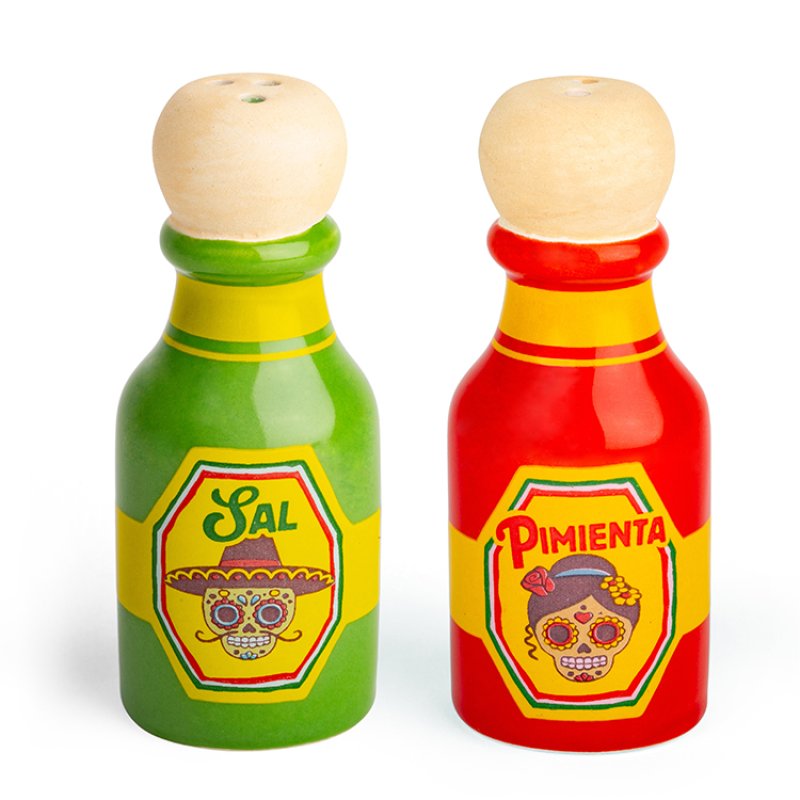 Hot Sauce Salt & Pepper Shakers Kikkerland Bild 2
