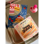 ONNI RECIPE Geburtstag Duftkerze Rapswachs 300ml – Kuchenduft