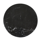 Raw Materials Lampung Beistelltisch Marmor Schwarz 40x40cm Design