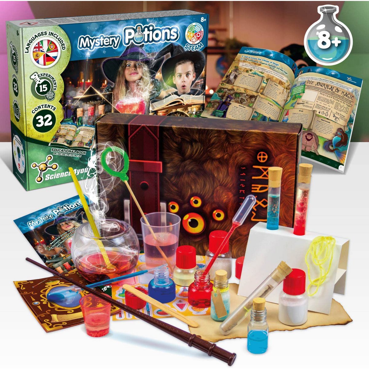 Science4you Mystery Potions Zauberkasten – STEM Experimentierset