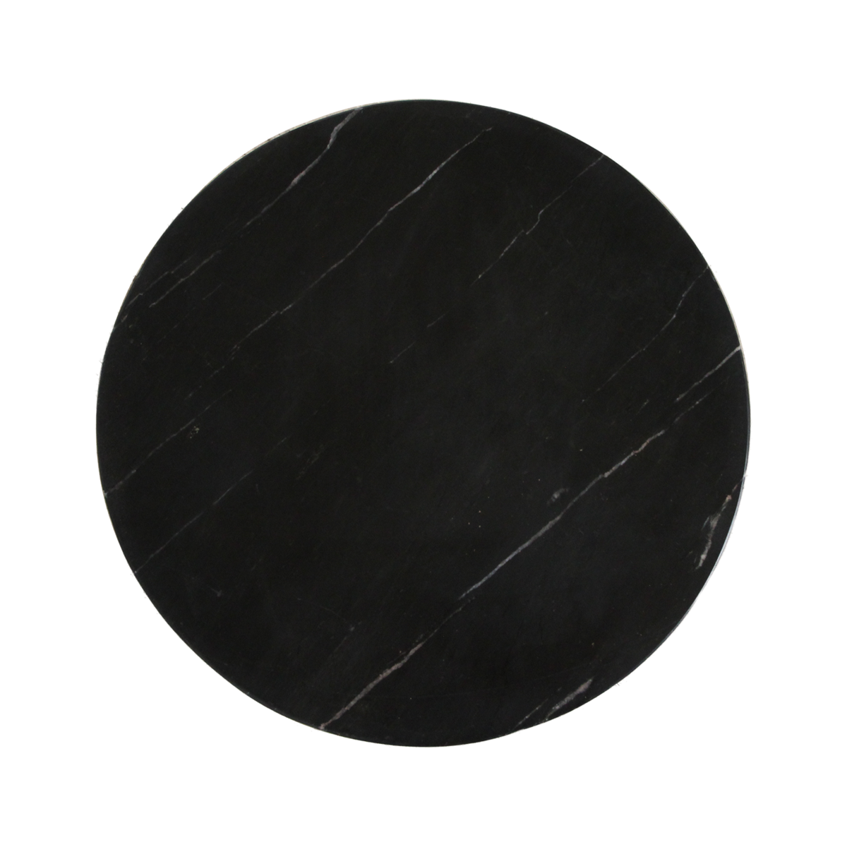 Raw Materials Langkawi Beistelltisch Marmor Schwarz 40x40x50 cm