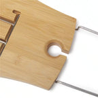 Badewannenablage Aquala – Ausziehbares Badewannenbrett aus Bambus