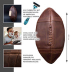 American Football Kulturbeutel – Design-Kulturtasche in Football-Optik