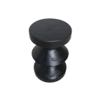 Raw Materials Forma Beistelltisch Rizo Black - Teakholz Seitentisch