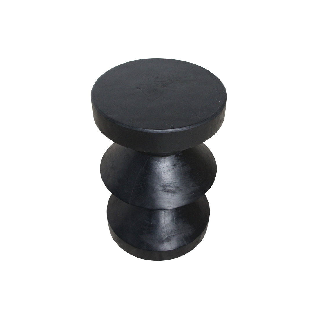 Raw Materials Forma Beistelltisch Rizo Black - Teakholz Seitentisch