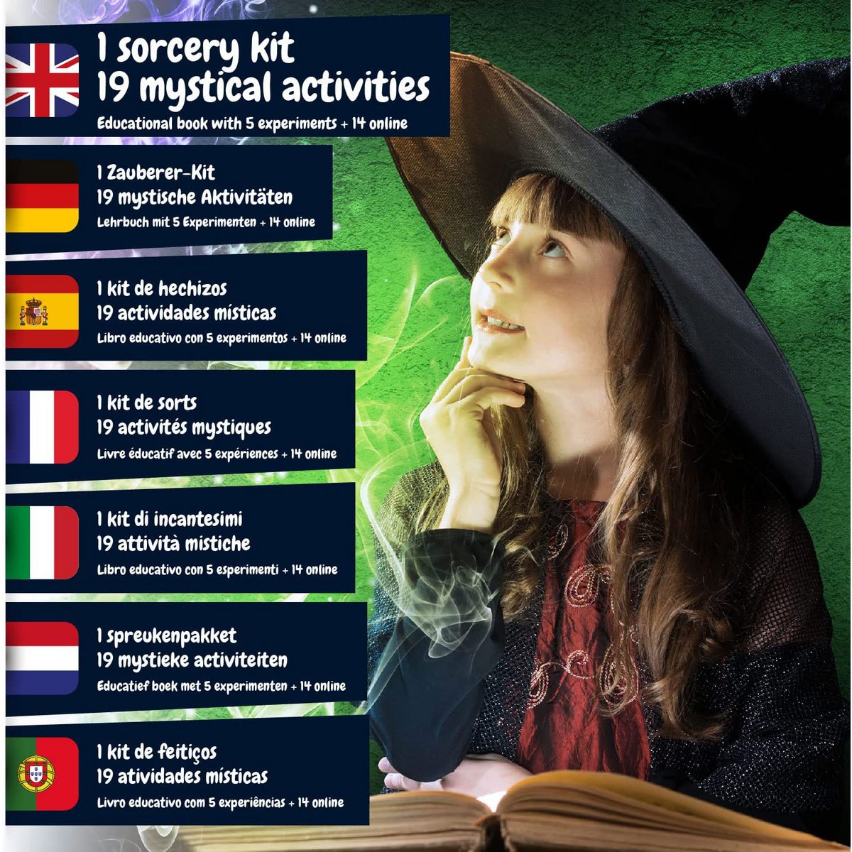 Science4you Wizard Science Zauberset – Magische Experimente ab 8 Ja...