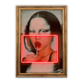 LEDMansion Gioconda Lollipop LED Wandkunst Mona Lisa Pop Art Design