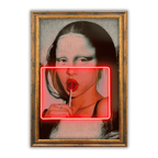 LEDMansion Gioconda Lollipop LED Wandkunst Mona Lisa Pop Art Design