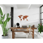 Wooden Amsterdam DIY Weltkarte aus Holz - Nachhaltige Wanddekoration